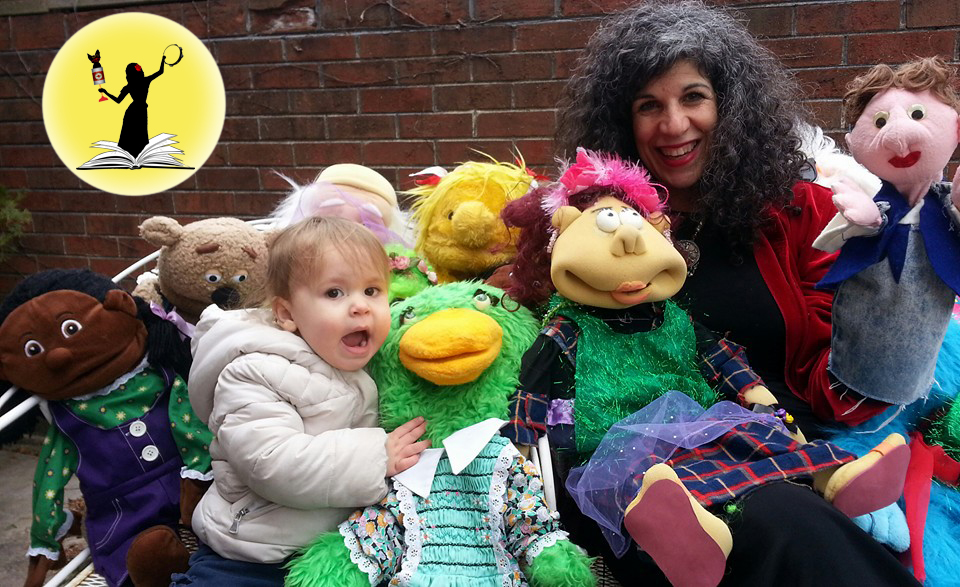 Nitsana with puppets